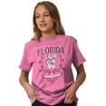thumbnail image 4 of Florida Cute Flipflops Beach Vacation Women's Graphic T Shirt Tees Brisco Brands S, 4 of 6