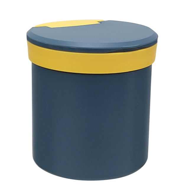 1 Conjunto de PP Desayuno Copa de cereal Copa de sopa portátil Tarro de avena (azul)