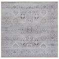 thumbnail image 3 of SAFAVIEH Tucson Barrfind Traditional Machine Washable Area Rug, 6' x 6' Square, Pink/Beige, 3 of 7