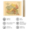 thumbnail image 3 of HISTORIX 1884 Cherokee Nation of Indians Map Vintage Poster Wall Art Print, 24 x 30 Inch, 3 of 7