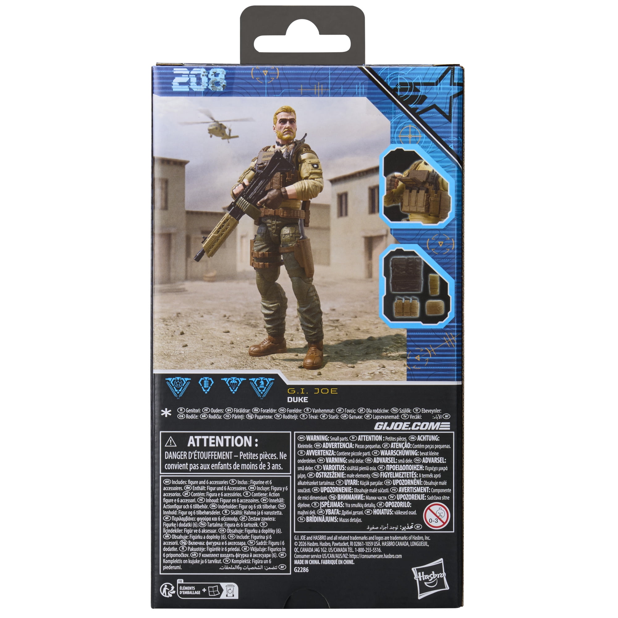 G.I. Joe Classified Series 208, Duke, 6 inch Action Figure
