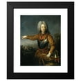 thumbnail image 2 of Jacob van Schuppen 15x18 Black Modern Framed Museum Art Print Titled - Portrait of Eugene, Prince of Savoy (1718), 2 of 5