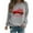 Grey, variant on Tiqkatyck Valentine Shirts for Women, Women's 2024 Valentine's Day Sweatshirt Cute Heart Shaped Print Pullover Crewneck Long Sleeve Shirt, Valentine Sweatshirts for Women, Valentines Day Gifts Black