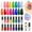 Rainbow Charm-01, variant on Nailshion Quick Air Dry Nail Polish Set, 16 Colors 10ML Rainbow Nail Polish with Clear Base Top Coat and 35Pcs Remover Pads Spring Summer Regular Nail Lacquer Gift for Women Girls