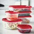 thumbnail image 5 of Rubbermaid Easy Find Lid 34 Pc Set of Food Storage Containers with Vented Lids, Plastic Food Storage Containers with Easy Find Lids, Great for Leftovers, Meal Prep & Organization, 5 of 9