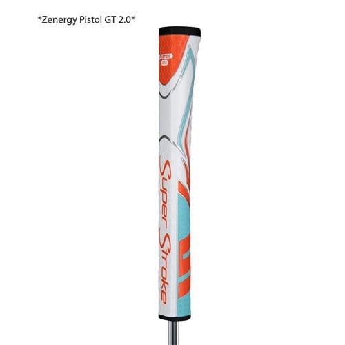 SuperStroke Golf Zenergy Pistol GT 2.0 Grips Orange/Blue/White