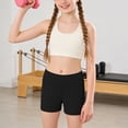 thumbnail image 2 of Girls Athletic Shorts Kids Dance High Waisted Yoga Short for Bike Gym Volleyball Running Athletic Shorts Kids, 2 of 7