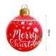 thumbnail image 3 of Fiudx Bola Inflable Navideña para Exteriores, de Pvc, Resistente a La Intemperie, con Acabado Brillante, Ideal para Jardín o Porche, 60 Cm de Diámetro, con Diseño de Papá Noel o Ladrón., 3 of 7