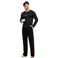 thumbnail image 3 of New men's long-sleeved long pants casual and comfortable home-wear set that can be worn outside, 3 of 6