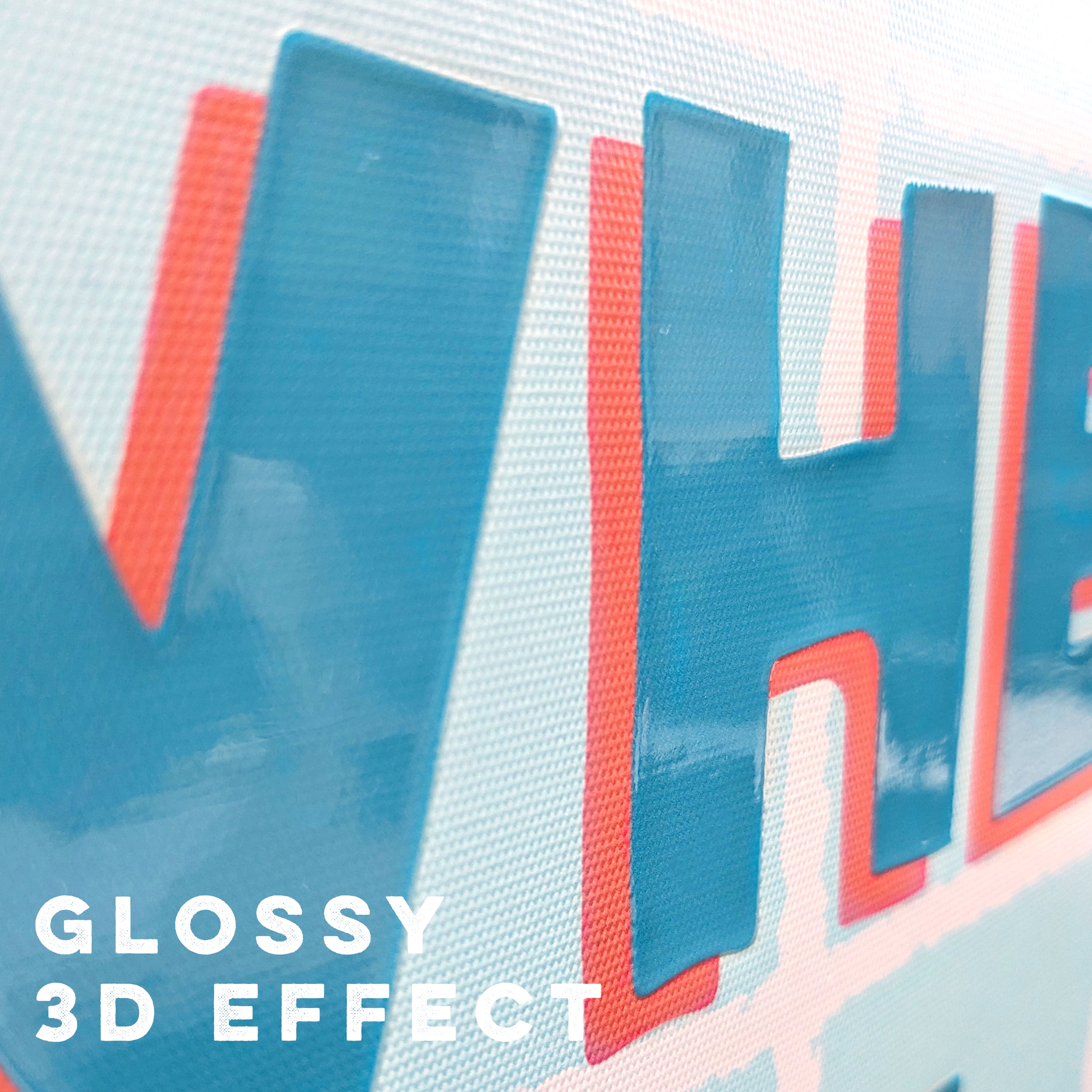 House of Happy 16x20 "Wild Things" Kids 3D Printed Wall Art on Canvas