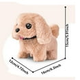 thumbnail image 4 of nTRIUQJ Interactive Realistic Walking Barking Toy Puppy Soft Stuffed Animal Robotic Pet Companion For Kids Indoor Outdoor Blue3, 4 of 6