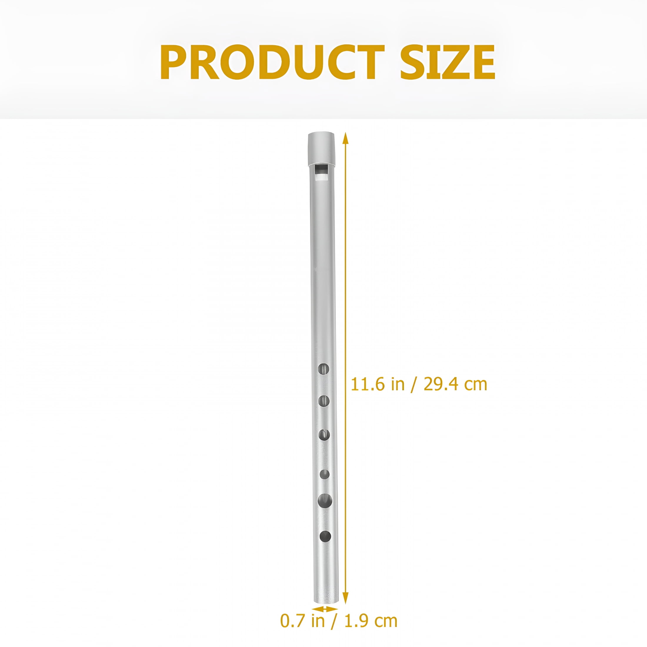 SEPTRIO Musical Instruments Flute Recorder Metal for Beginner Child Student Recorder Instrument