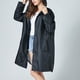 thumbnail image 4 of Chaqueta Larga Impermeable Al Aire Libre Con Capucha Impermeable Ligera Para Mujer L Negro SM SunniMix Chubasquero de mujer, 4 of 8