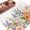Orange, variant on Large Area Rugs for Living Room Bedroom, Pink Orange Flowers 8'x10' Rug Washable Carpet Runner Indoor Outdoor, Spring Floral Farmhouse Botanical Non Slip Floor Mats Rug for Kitchen, Patio