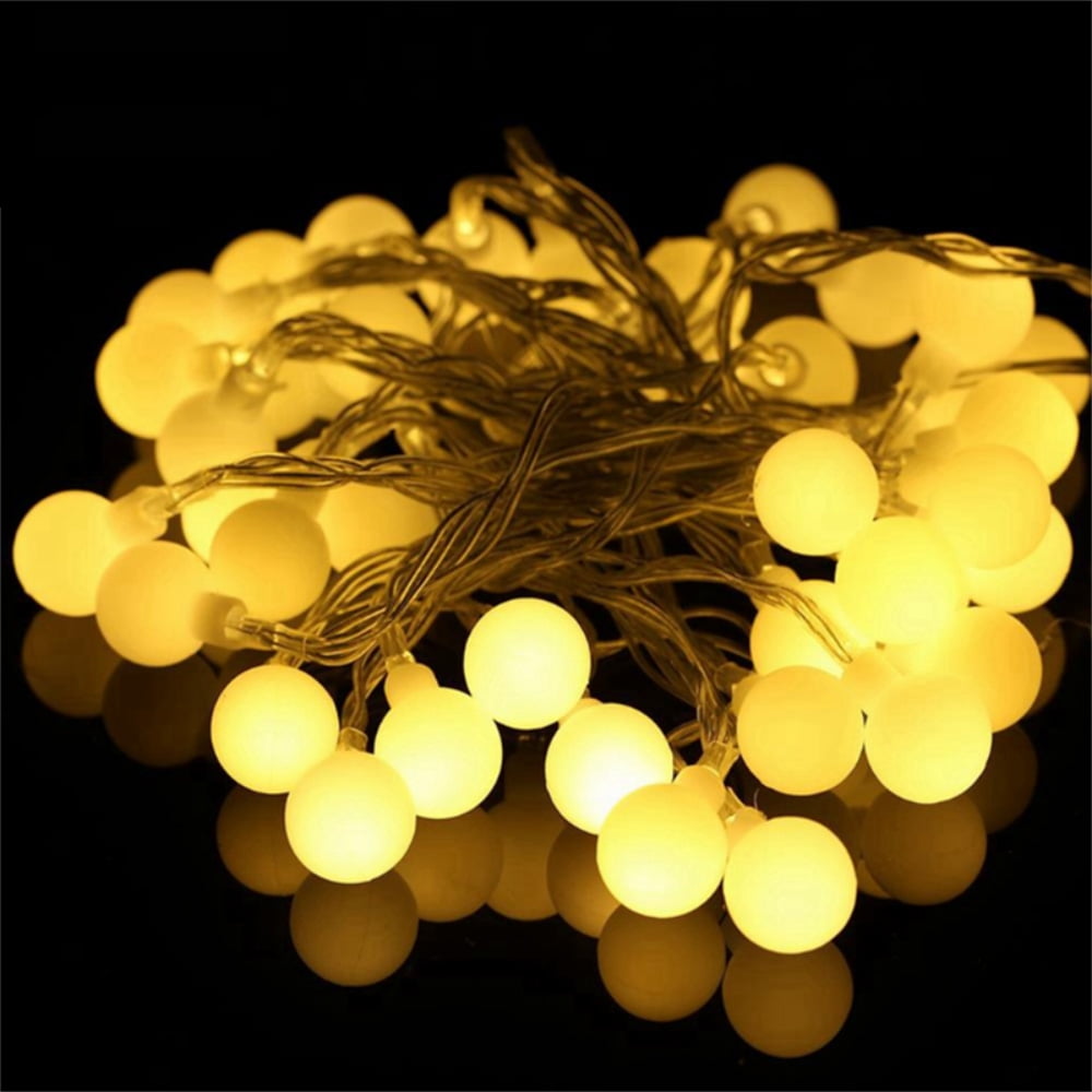 ViiTech LED globe ball string Globe Christmas Lights 50 LED Globe Ball