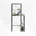 thumbnail image 6 of Furinno Turn-N-Tube Freestanding Over-The-Toilet Bathroom Shelves, Storage Rack with 5 Shelves, Grey Oak/Black, 6 of 6