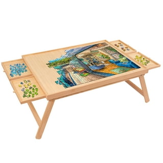 1500 Piece Non-Wood Jigsaw Puzzle Board with Drawers and Felt