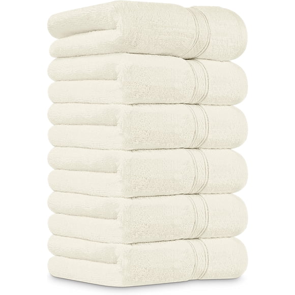 Toallas de mano Utopia Towels Premium, 100% algodón, 600 g/m², paquete de 6