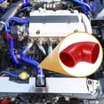 thumbnail image 3 of 1 acoplador de manguera de silicona de codo de 90 grados Universal de 3.5 "ID a 4.02" ID-manguera de tubería de entrada de intercooler Turbo para coche-silicona roja, 3 of 8
