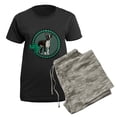 thumbnail image 5 of CafePress - Boston Terrier Irish Women's Dark Pajamas - Women's Short Sleeve Print T-Shirt and Pants Dark Cotton Pajama Set, 5 of 7