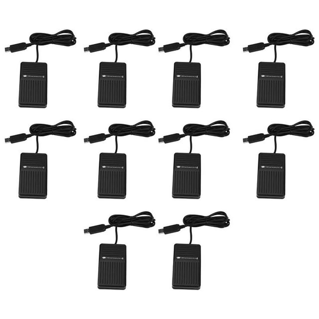 10X Pedal del Teclado Interruptor de Pie USB de PC