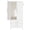 B-White, variant on Ciphrias 71 Inch White Metal Wardrobe with 2 Doors and Drawers for Bedroom