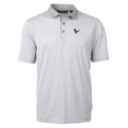thumbnail image 2 of Men's Cutter & Buck Gray/White Houston Texans Virtue Eco Pique Micro Stripe Recycled Polo, 2 of 3
