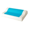 thumbnail image 4 of Almohada de gel con espuma viscoelástica y núcleo de rebote lento, almohada cervical individual para hombres y mujeres, almohada cervical para estudiantes, 4 of 5