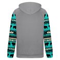 thumbnail image 4 of ZCFZJW Fashion Aztec Ethnic Style Print Hooded Sweatshirts for Men Regular Fit Casual Long Sleeve Patchwork Henley Hoodie T-Shirts Western Drawstring Pullover Tops with Pockets L, 4 of 5