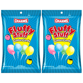 Charms Fluffy Stuff Cotton Candy 2x 71g Bag