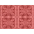 thumbnail image 1 of Ahgly Company Machine Washable Indoor Rectangle Transitional Red Area Rugs, 2' x 3', 1 of 7