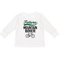thumbnail image 3 of Inktastic Biking Future Mountain Biker Boys or Girls Long Sleeve Toddler T-Shirt, 3 of 5
