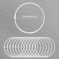 thumbnail image 2 of shiyou-12pcs Loose Leaf Binder Rings, 4 Inch Large Metal Rings for Index Cards Flashcards Paper DIY Crafts Home Office School Supplies, 2 of 4