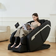 ZENART Massage Chair, Full Body Zero Gravity Massage Chair Recliner with Foot Massager, Black