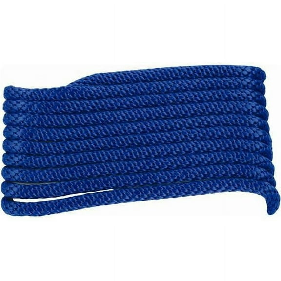 Attwood 117507 0.375 in. x 15 ft. Braided MFP Dock Line, Blue