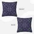thumbnail image 3 of ZICANCN Kaleidoscope Repeat Decorative Throw Pillow Covers, Bed Couch Sofa Decorative Knit Pillow Covers for Living Room Farmhouse, 16"x16", 3 of 8