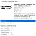 thumbnail image 2 of Rear Shock Absorber - Compatible with 1997 - 2004 Chevy Corvette 1998 1999 2000 2001 2002 2003, 2 of 2