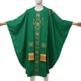 thumbnail image 3 of BLESSUME Priest Celebrant Chasuble Catholic Church Father Mass Vestments Robe, 3 of 6