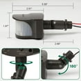 240Degree Motion Detector with Adjustable Time & Detection Sensitivity