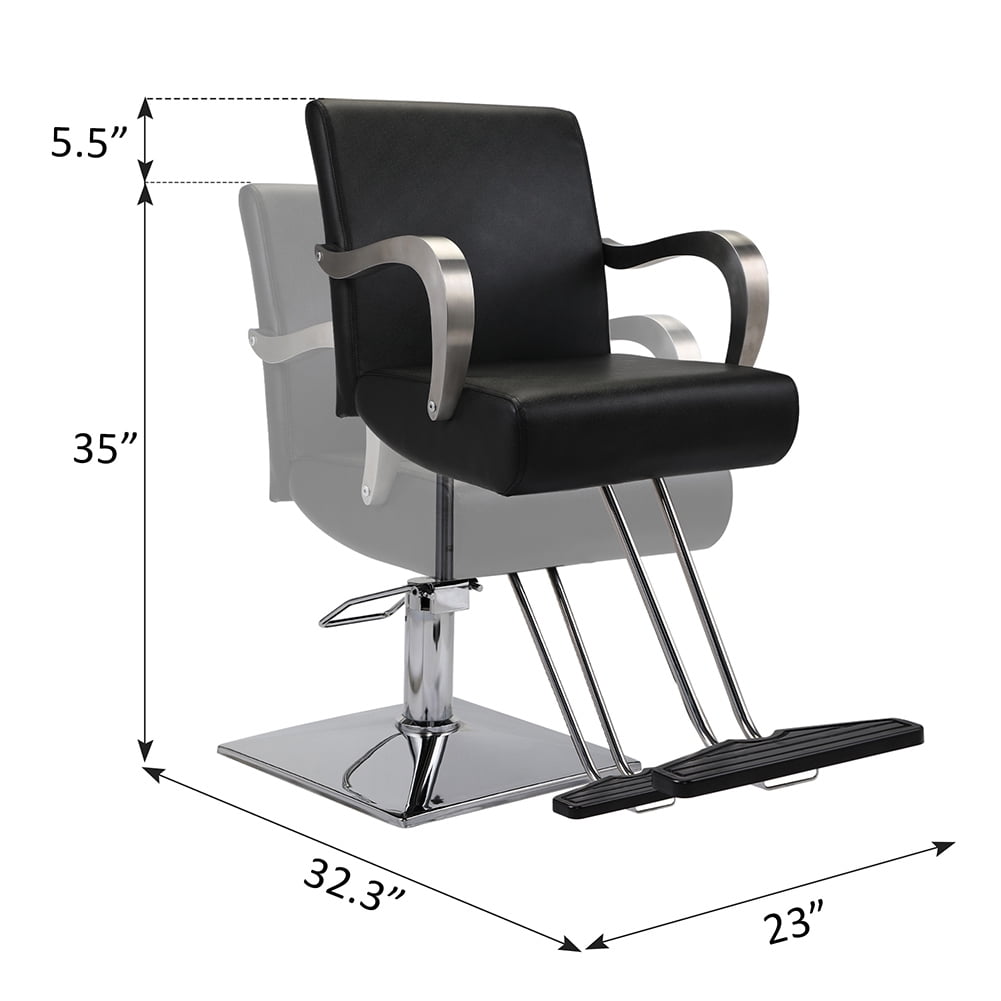 Kepooman Artist Hand Salon Chair, Hydraulic Barber Chair Tattoo Chair Salon Equipment With Armrests for Hair Stylist, Black Kepooman Artist Hand Salon Chair, Hydraulic Barber Chair Tattoo Chair Salon Equipment With Armrests for Hair Stylist, Black