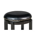 thumbnail image 4 of Boraam Cordova 24" Backless Swivel Counter Stool, Black, 4 of 5