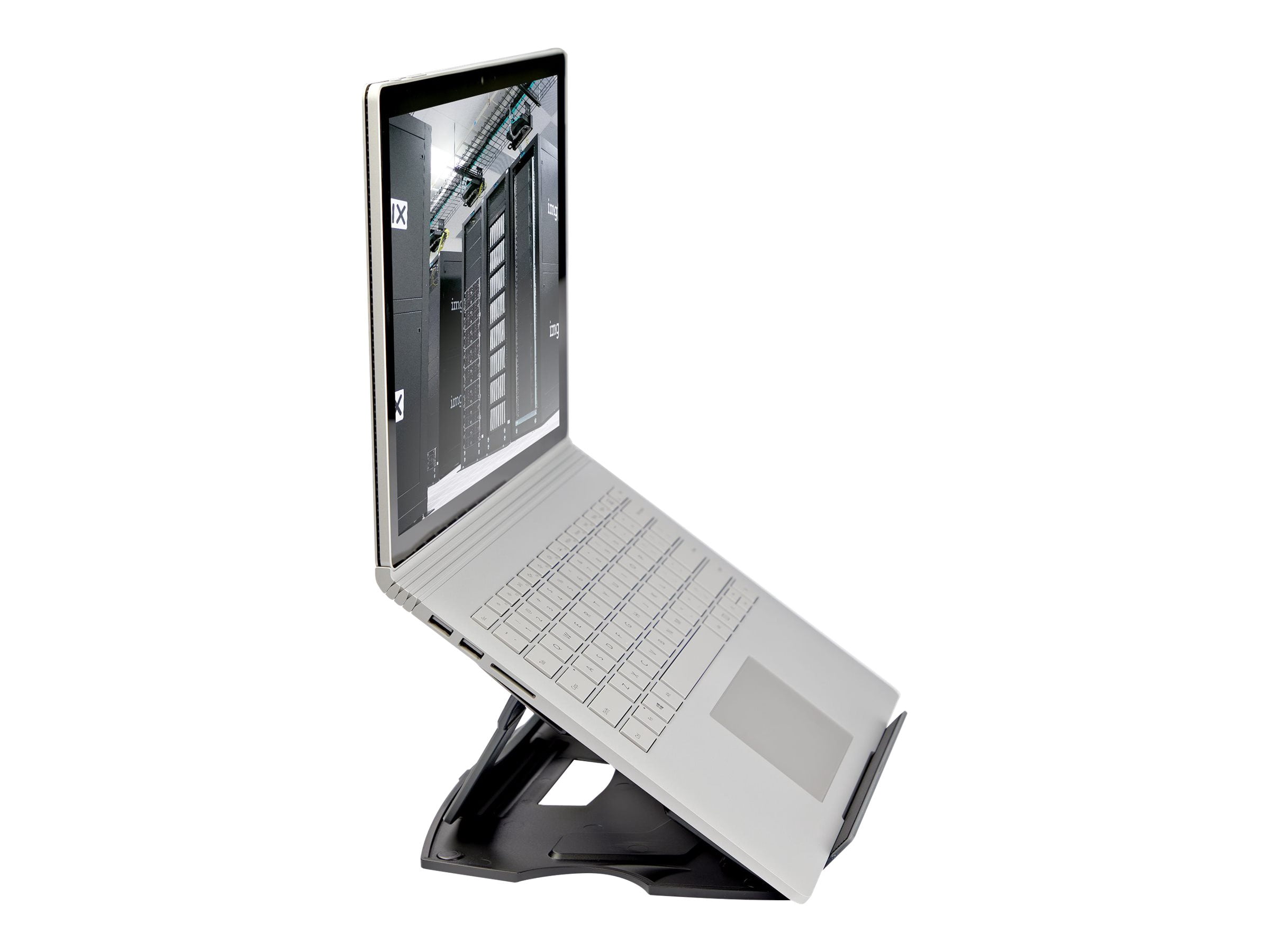 StarTech.com LTRISERP Portable Laptop Stand - Adjustable Laptop Stand - Ergonomic Laptop Desk Stand - Laptop Riser for Desk