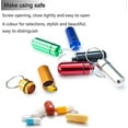 thumbnail image 4 of Pill Box Keychain Pill Box Waterproof Pill Case Pill Box Keychain Pill Box Metal, 4 of 5