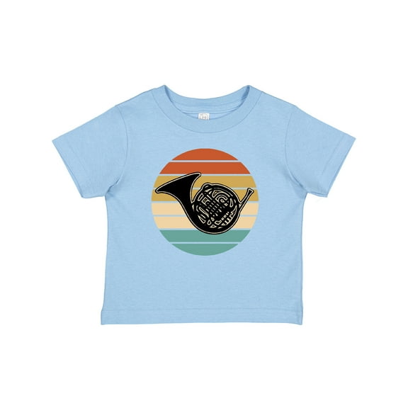Inktastic French Horn Retro Music Gift Boys or Girls Baby T-Shirt