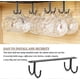 thumbnail image 3 of 6 Pack Mug Holder, Rustic Under Cabinet Mug Organizer Rack Cup Shelf With 12 Hanging Hooks For Mugs, Coffee Cups, Beer Glass And Kitchen Utensils Disp, 3 of 4