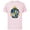 Soft Pink, variant on Disney Descendants Auradon Prep Crest - Short Sleeve Cotton T-Shirt for Adults -Customized-Natural