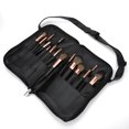 thumbnail image 3 of Bolsa para brochas de maquillaje portátil profesional, organizador con 24 bolsillos, soporte para brochas cosméticas, 3 of 8