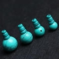 thumbnail image 2 of RSAMD Three Holes Guru Beads Gemstone Crystal T-Beads for Buddhist Jewelry Mala Making-Turquoise-10mm-1PC, 2 of 2