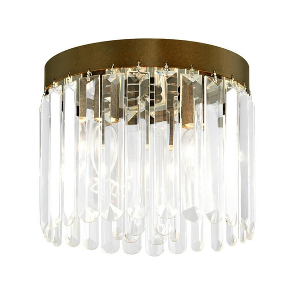 Livex Lighting Ashton Ceiling Mount in Hand Painted Palacial Bronze