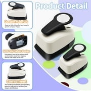 3pcs Circle Punch Set, 1 inch Circle Hole , 5/8 Punches, 3/8 Crafting Hole Puncher for Crafts